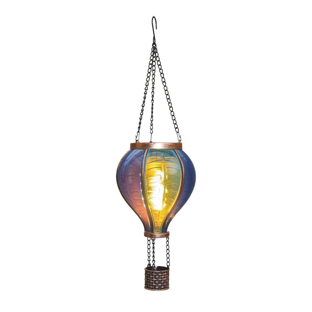 Anna's Collection Hanglamp Solar Luchtballon Blauw 11 x 36 cm