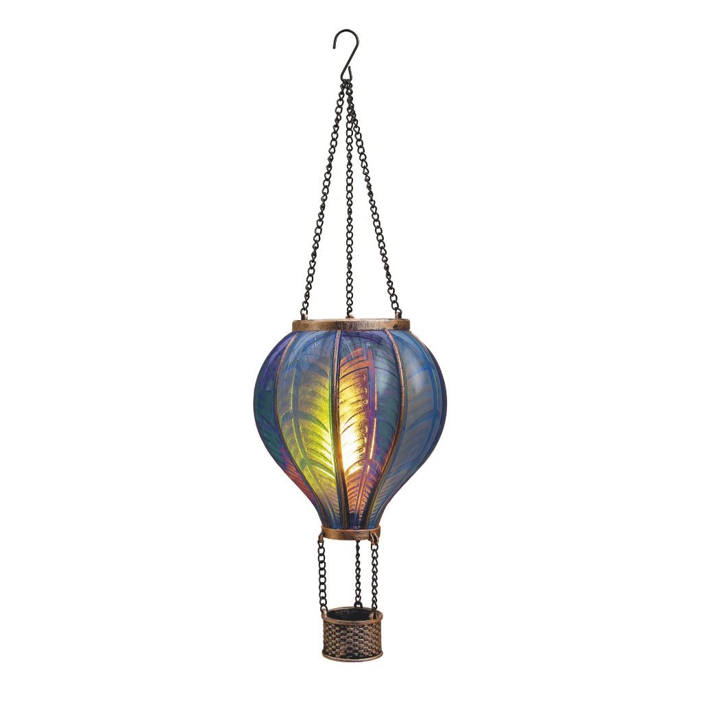 Anna's Collection Hanglamp Solar Luchtballon Blauw 14 x 45 cm