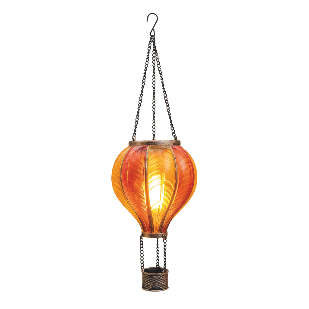 Anna's Collection Hanglamp Solar Luchtballon Geel Oranje 14 x 45 cm