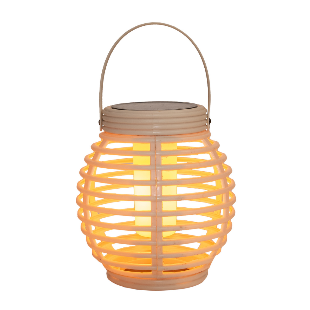 Anna's Collection Lantaarn Solar Beige 15 x 15 cm