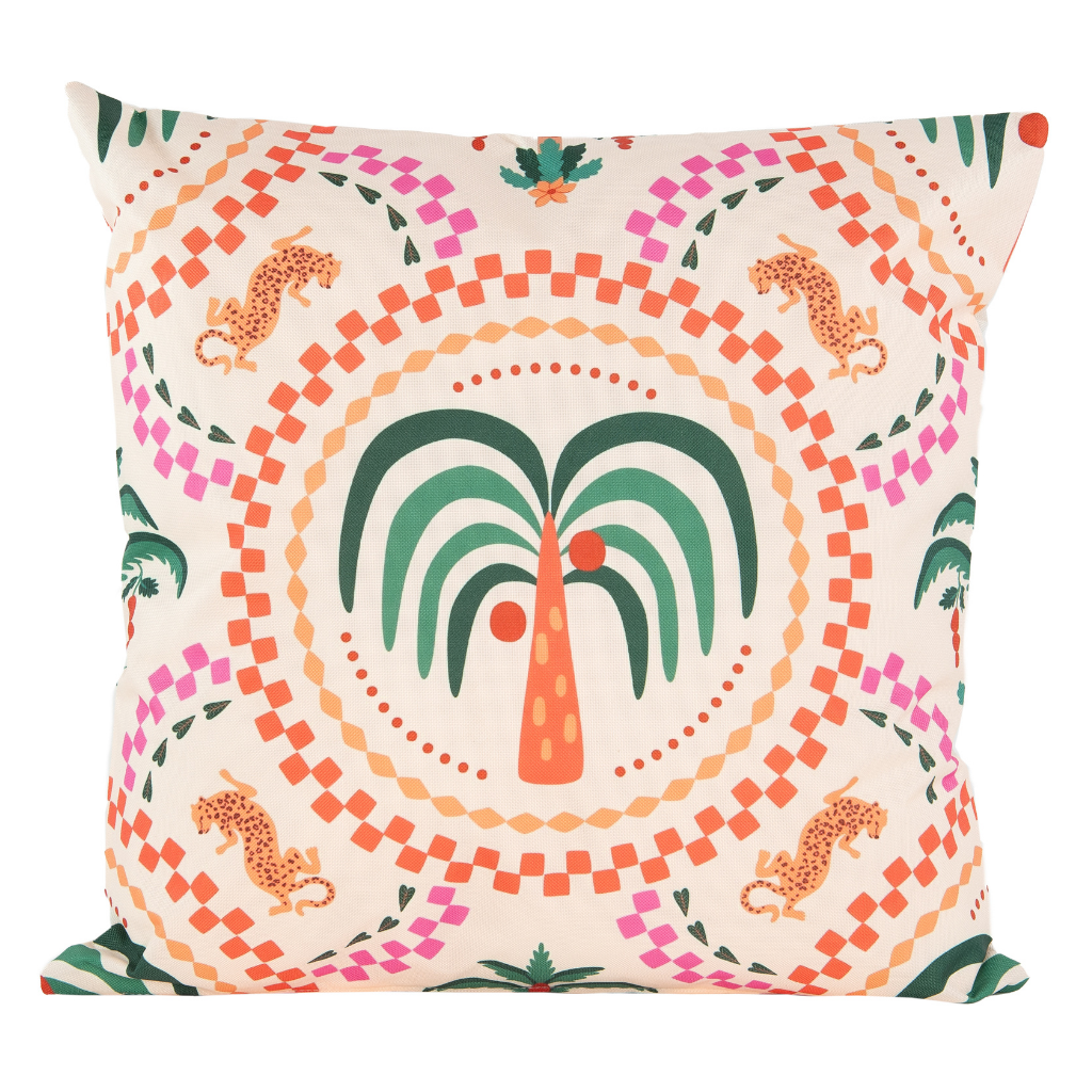 Anna's Collection Sierkussen Buiten Palmboom 45 x 45 cm