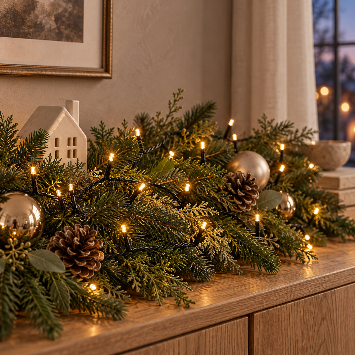 Anna's Collection Micro LED-verlichting Rice Light Licht Goud 80 Lampjes 4 m