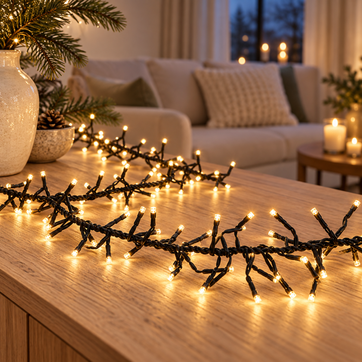 Anna's Collection Clusterverlichting Licht Goud 1920 Lampjes 11.5 m