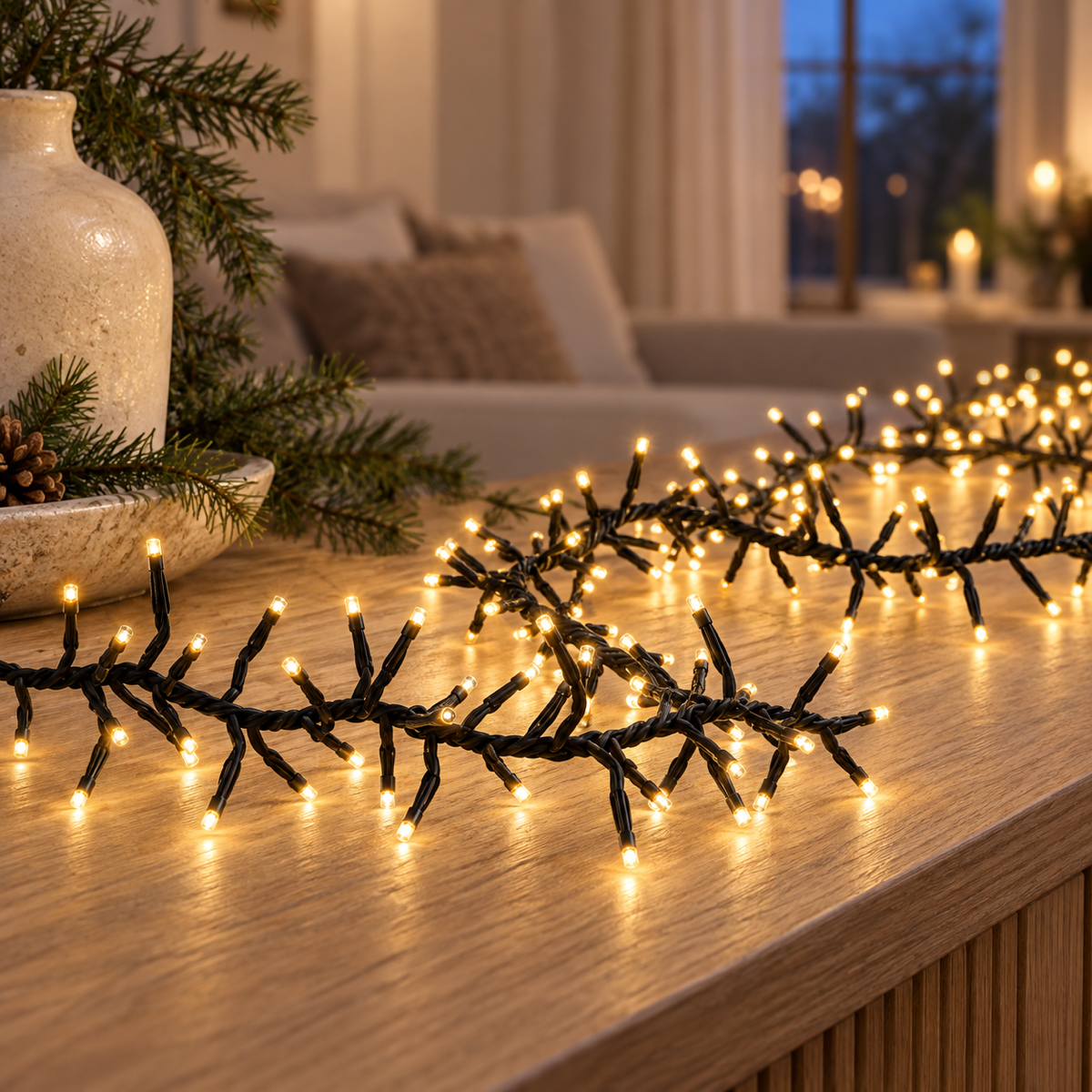 Anna's Collection Clusterverlichting Licht Goud 3072 Lampjes 18 m