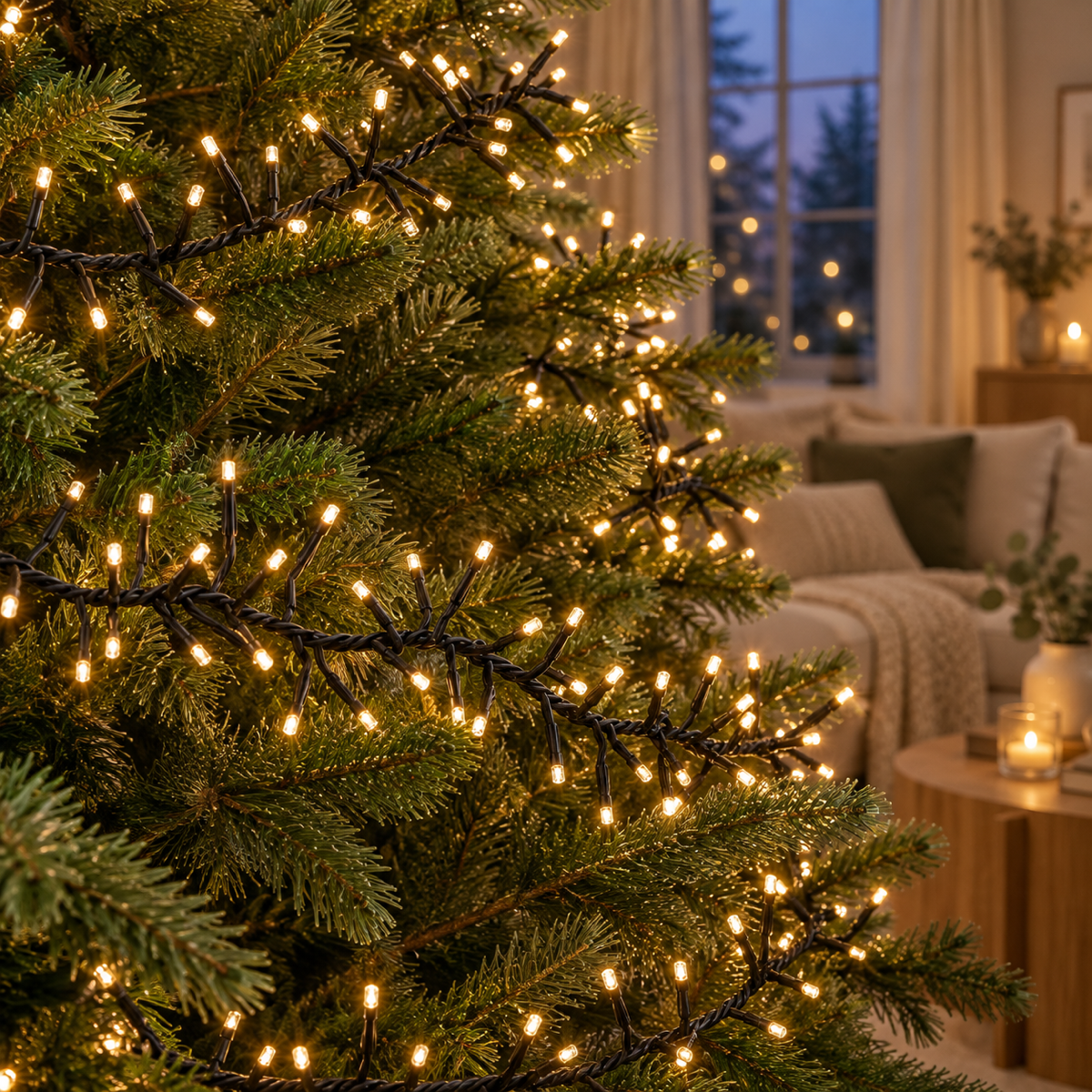 Anna's Collection Clusterverlichting Treecluster Licht Goud 576 Lampjes 7.5 m