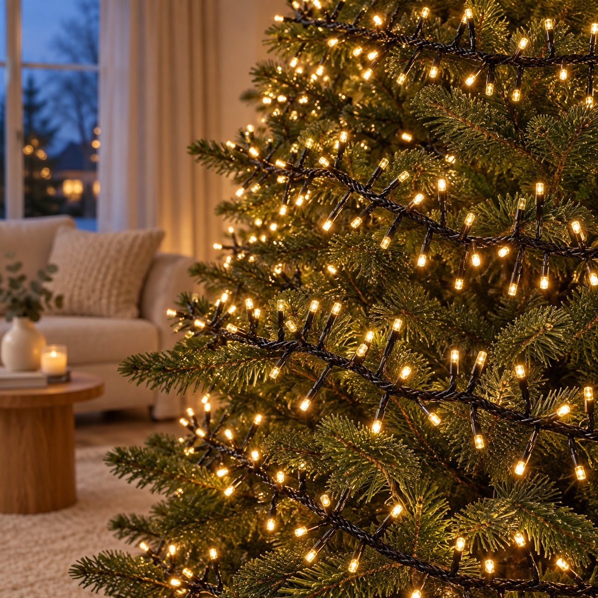 Anna's Collection Clusterverlichting Treecluster Licht Goud 960 Lampjes 12.5 m
