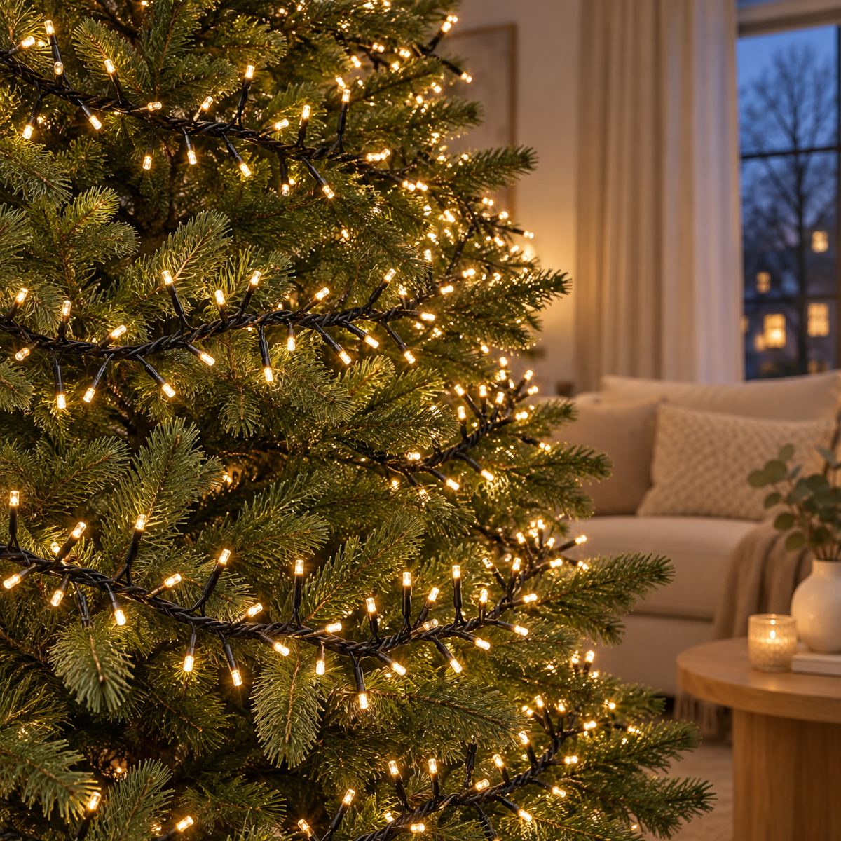 Anna's Collection Clusterverlichting Treecluster Licht Goud 1152 Lampjes 15 m