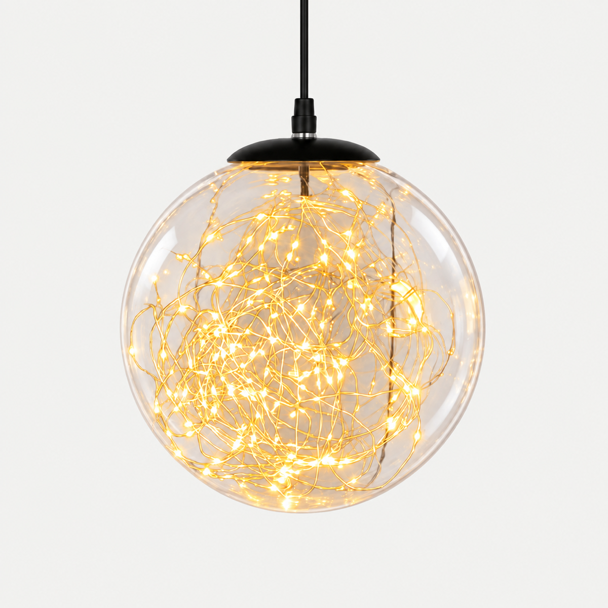Anna's Collection Verlicht Kerstfiguur Bal Clear Klassiek Warm 125 Lampjes 25 cm