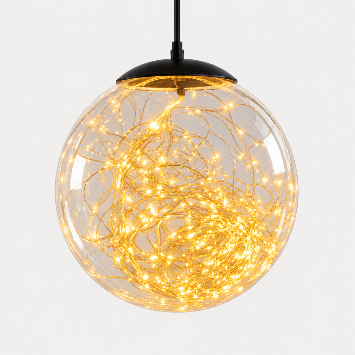 Anna's Collection Verlicht Kerstfiguur Bal Clear Klassiek Warm 300 Lampjes 35 cm