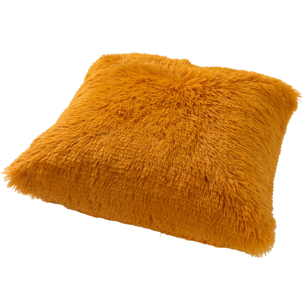 Dutch Decor Sierkussen Fluffy golden glow 45 x 45 cm