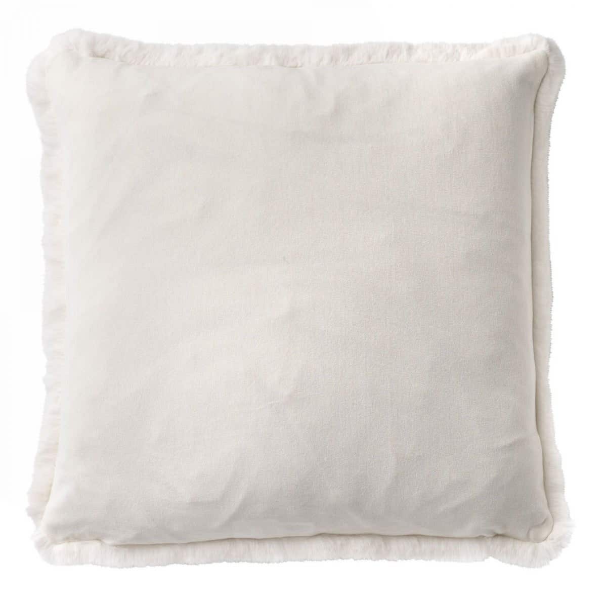Dutch Decor Sierkussen Zaya snow white 45 x 45 cm