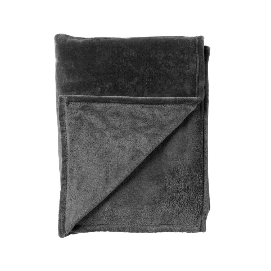 Dutch Decor Plaid Billy charcoal gray 150 x 200 cm