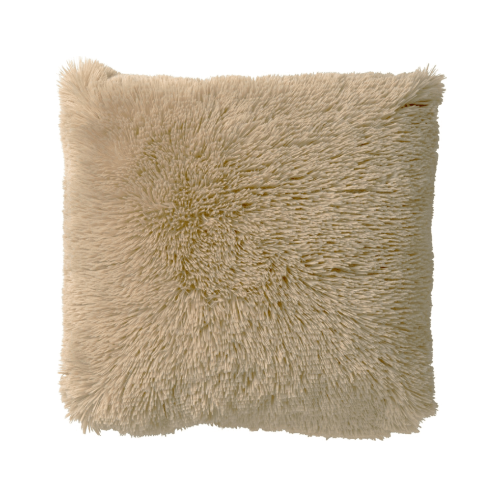 Dutch Decor Sierkussen Fluffy snow white 60 x 60 cm