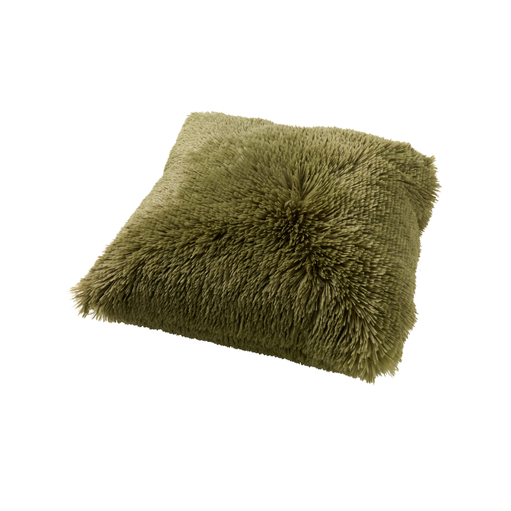 Dutch Decor Sierkussen Fluffy calliste green 60 x 60 cm