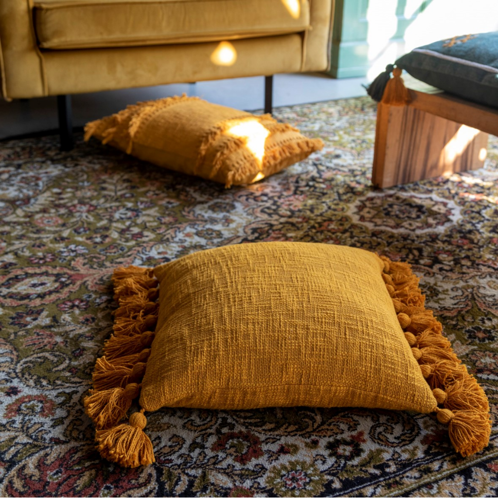 Dutch Decor Sierkussen Ruby golden glow 45 x 45 cm