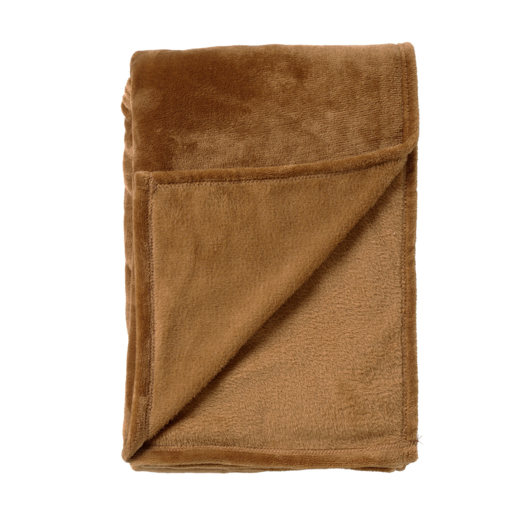 Dutch Decor Plaid Billy tobacco brown 150 x 200 cm