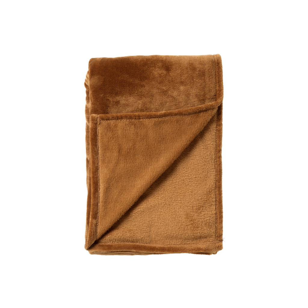 Dutch Decor Plaid Charlie tobacco brown 200 x 220 cm