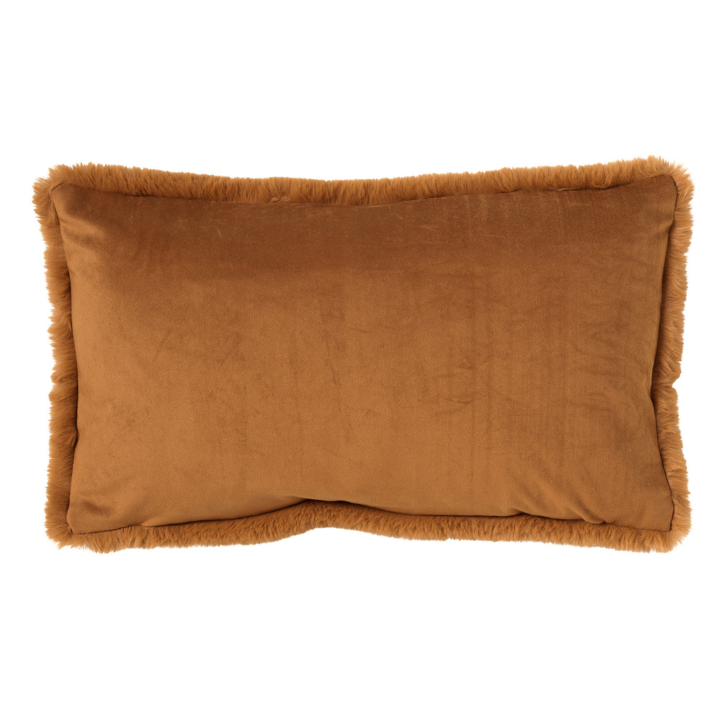 Dutch Decor Sierkussen Zaya tobacco brown 30 x 50 cm
