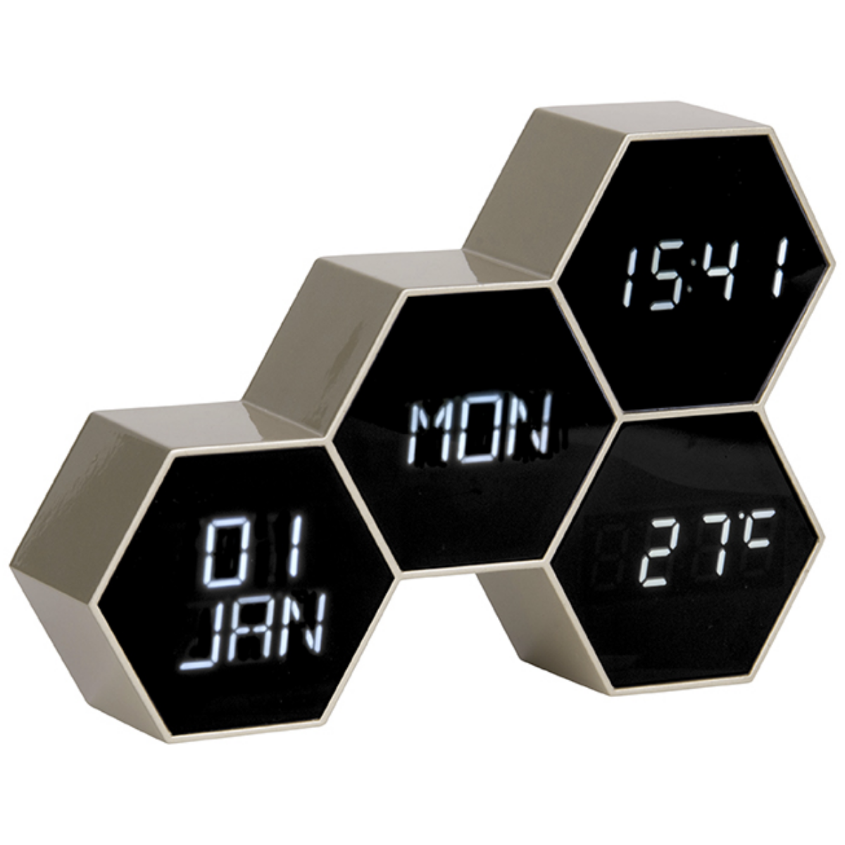 Karlsson Wekker Six in the Mix Goud 17.5 x 12 x 4.5 cm