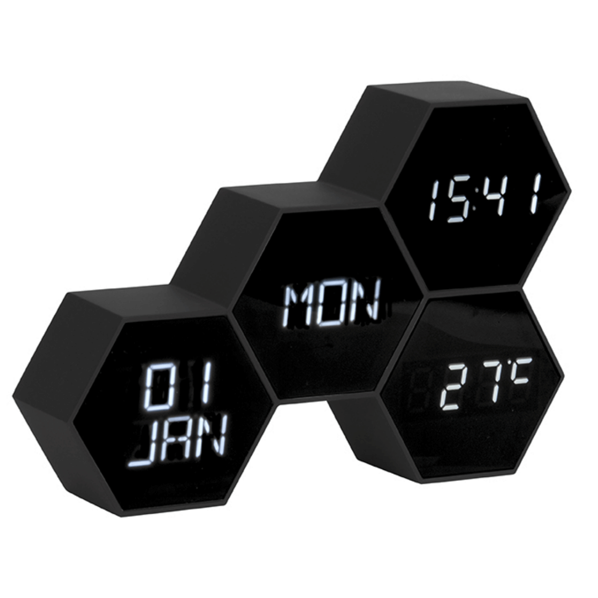 Karlsson Wekker Six in the Mix Zwart 17.5 x 12 x 4.5 cm