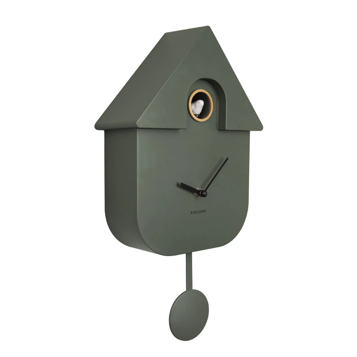 Karlsson Wandklok Moderne Koekoeksklok Groen
