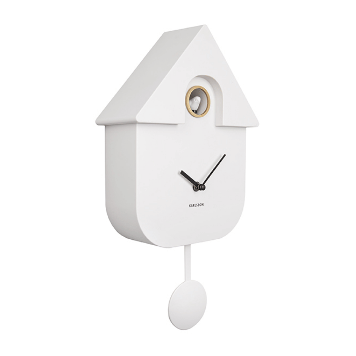Karlsson Wandklok Moderne Koekoeksklok Wit
