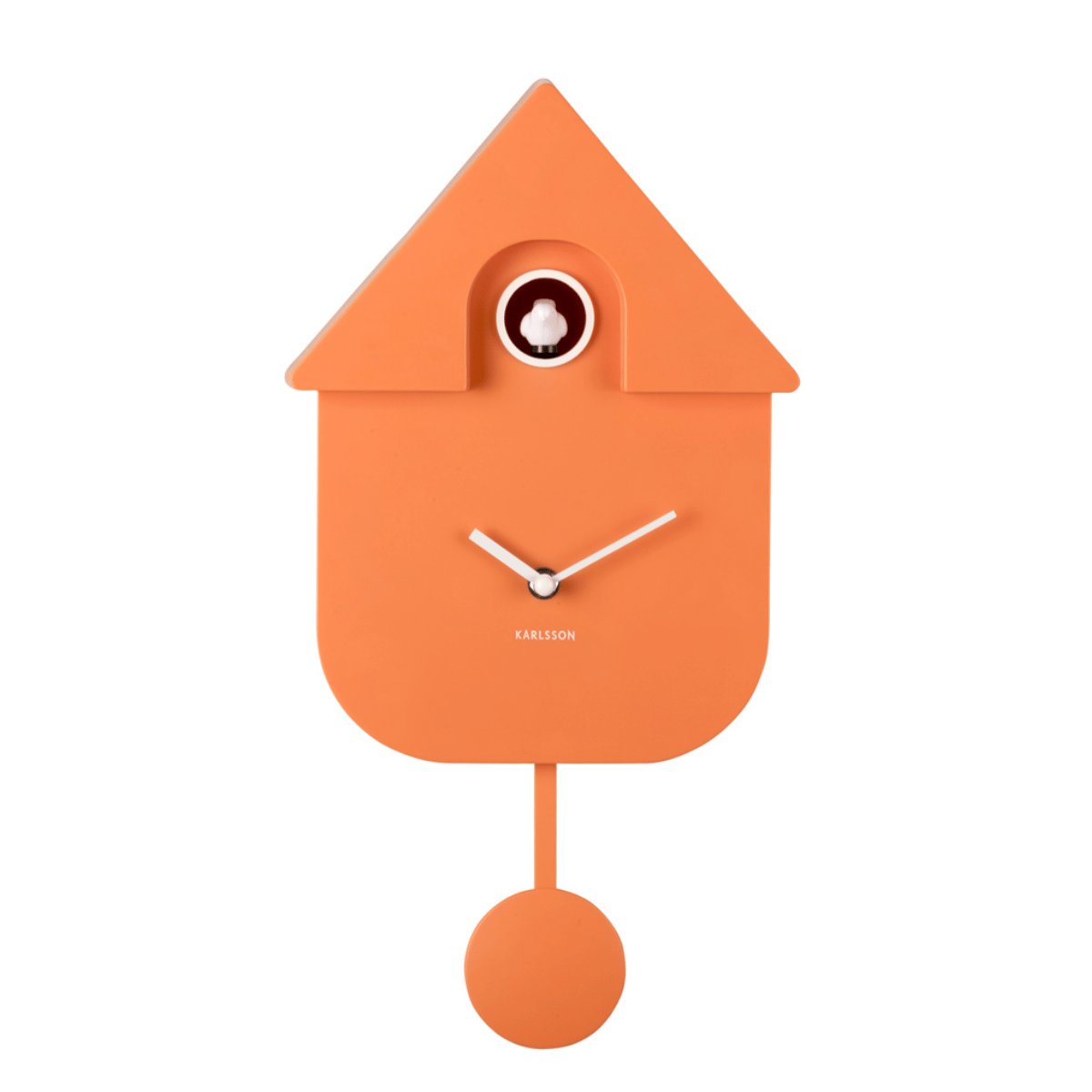 Karlsson Wandklok Moderne Koekoeksklok Oranje