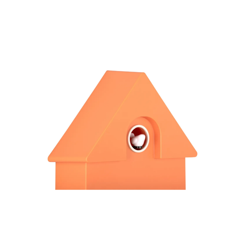 Karlsson Wandklok Moderne Koekoeksklok Oranje