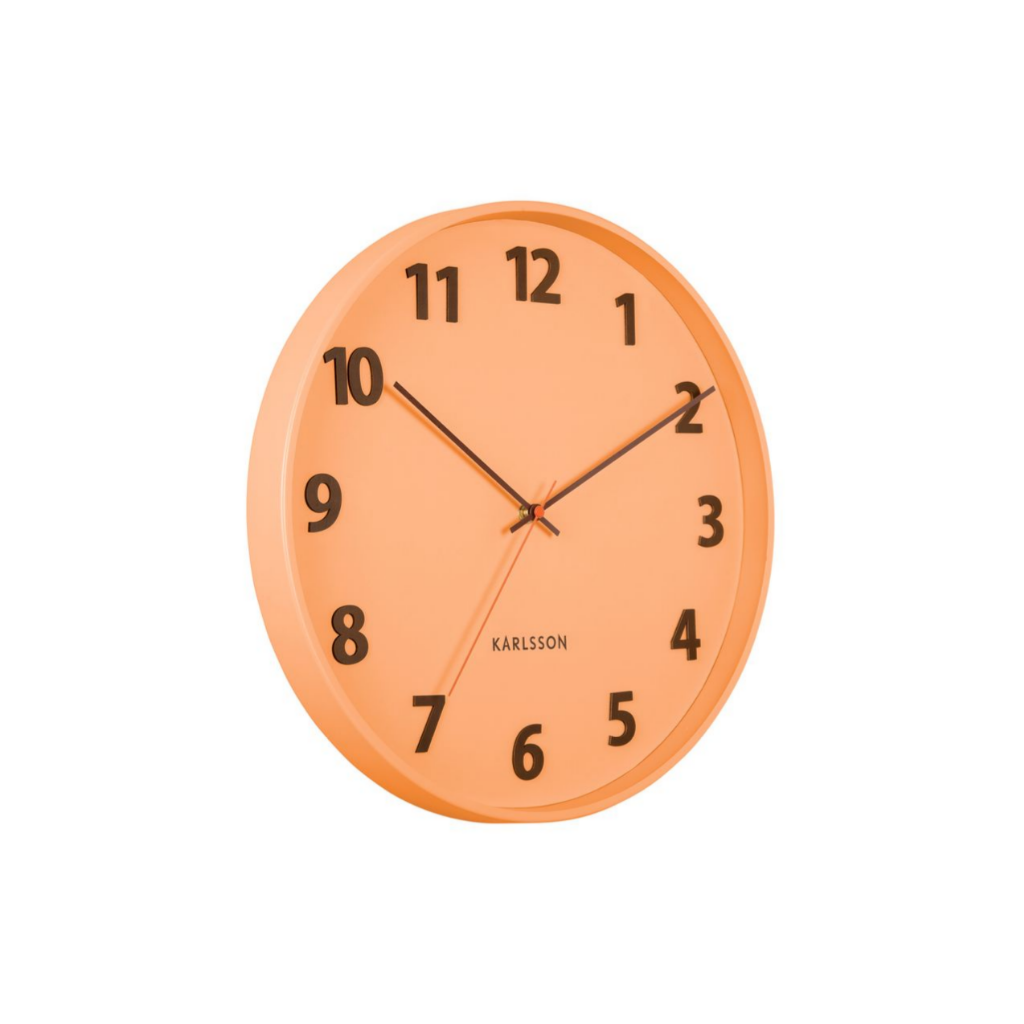 Karlsson Wandklok Summertime Hout Oranje