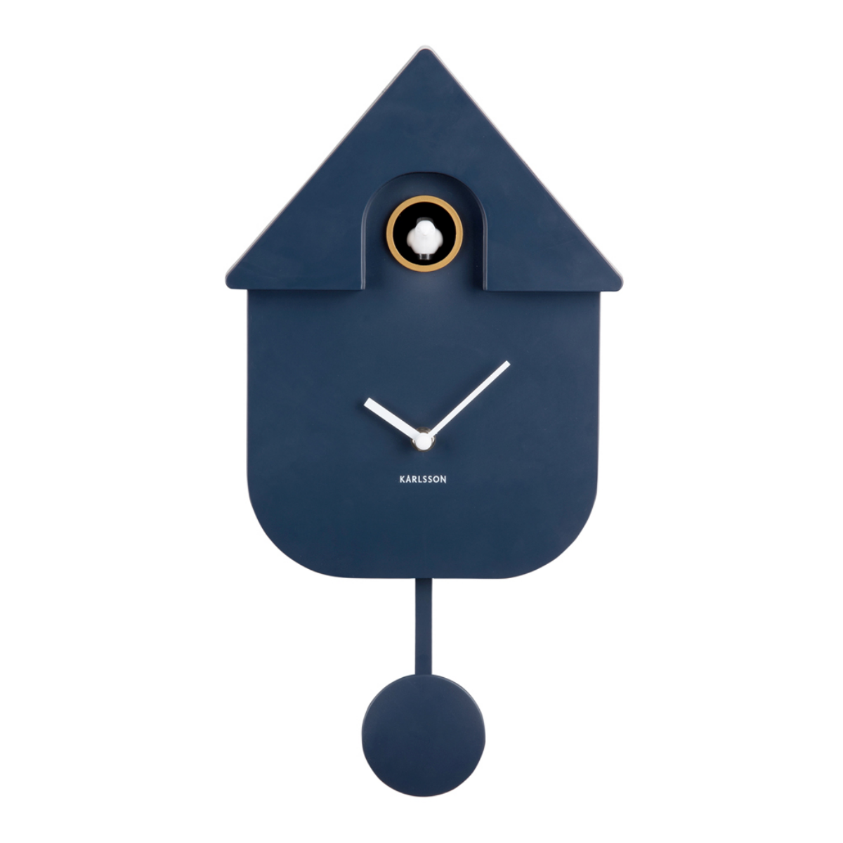 Karlsson Wandklok Modern Koekoeksklok Donkerblauw 8.5 x 21.5 x 41 cm