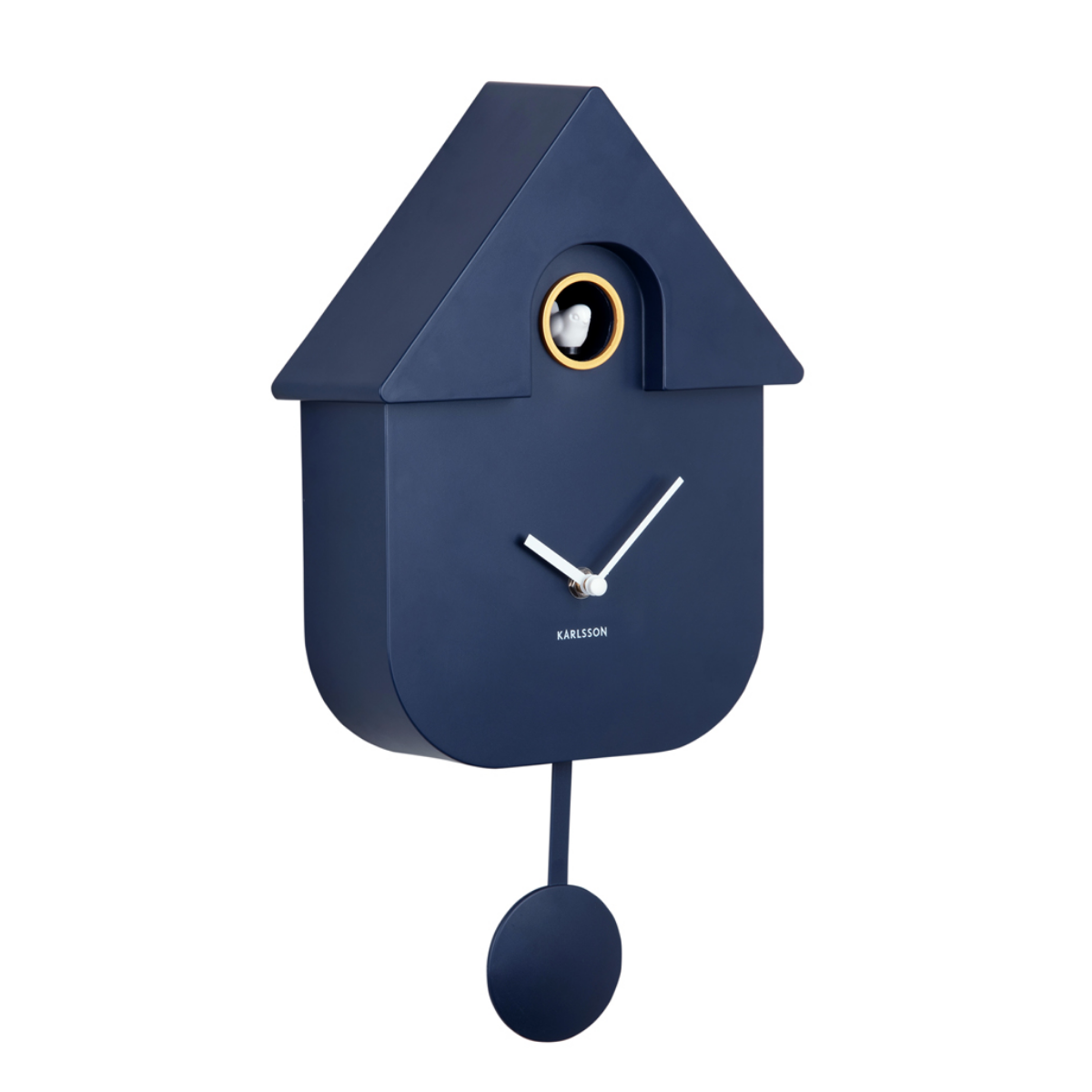 Karlsson Wandklok Modern Koekoeksklok Donkerblauw 8.5 x 21.5 x 41 cm