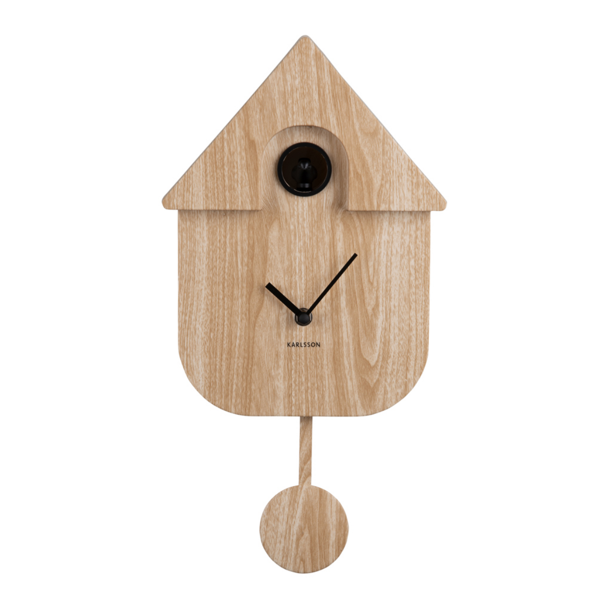 Karlsson Wandklok Modern Koekoeksklok Naturel 8.5 x 21.5 x 41 cm