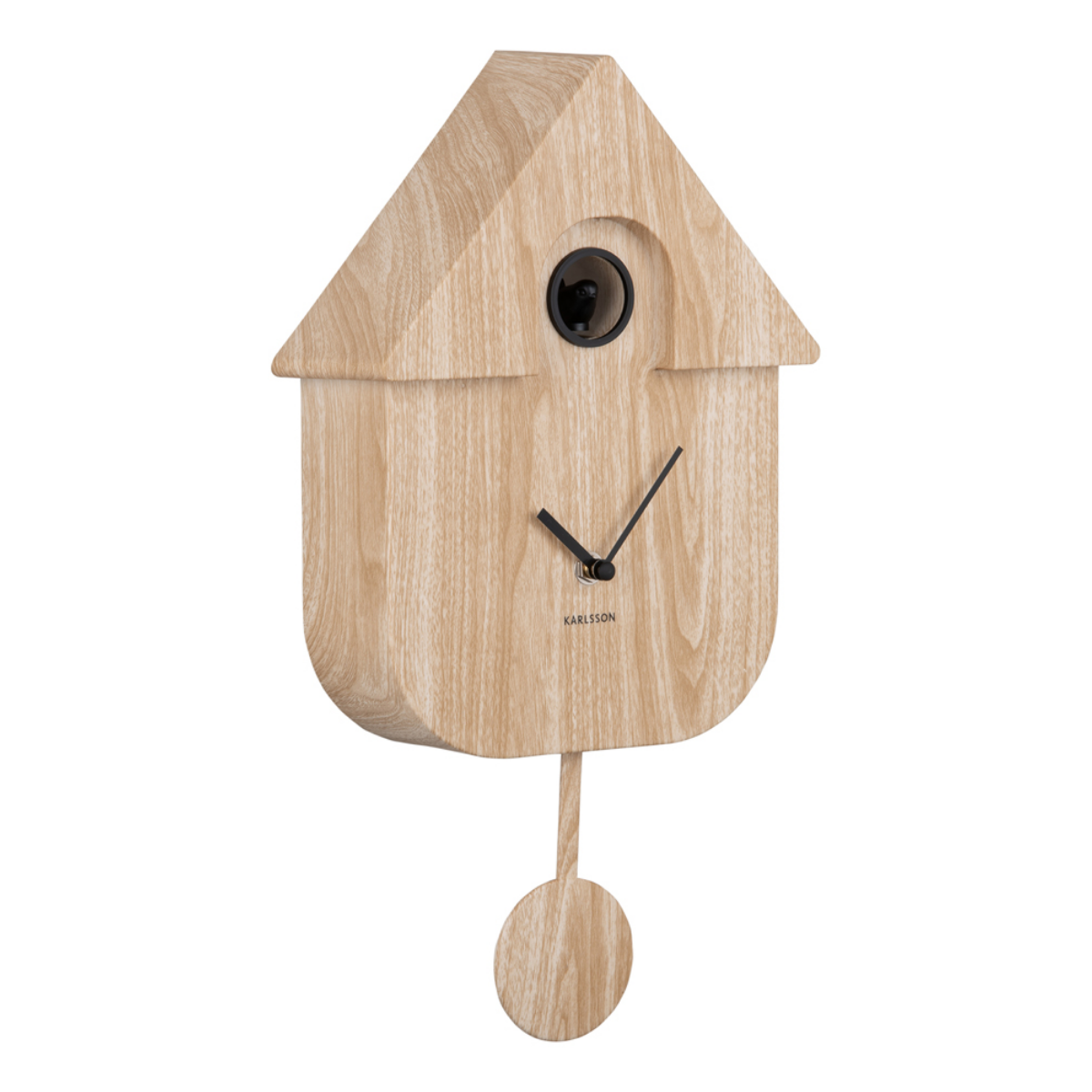 Karlsson Wandklok Modern Koekoeksklok Naturel 8.5 x 21.5 x 41 cm