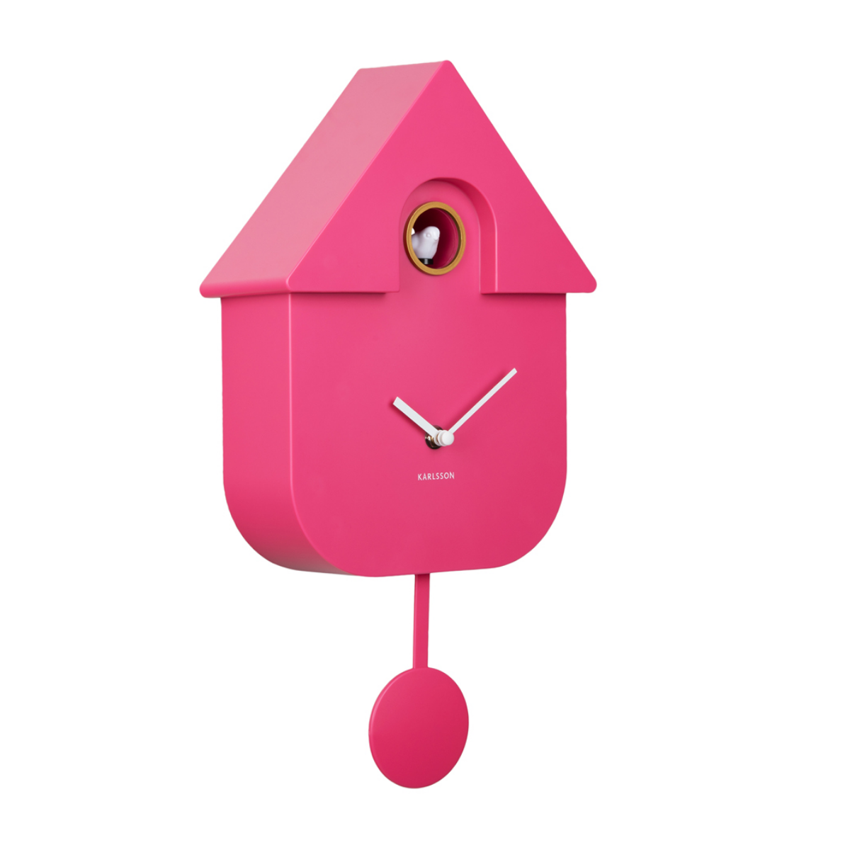 Karlsson Wandklok Modern Koekoeksklok Roze 8.5 x 21.5 x 41 cm