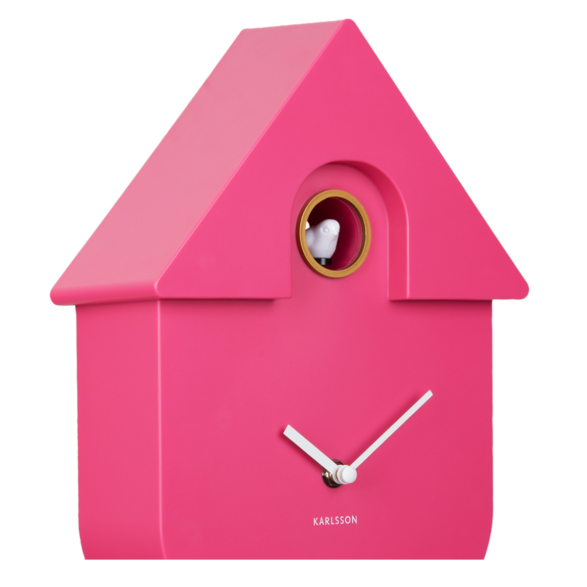 Karlsson Wandklok Modern Koekoeksklok Roze 8.5 x 21.5 x 41 cm