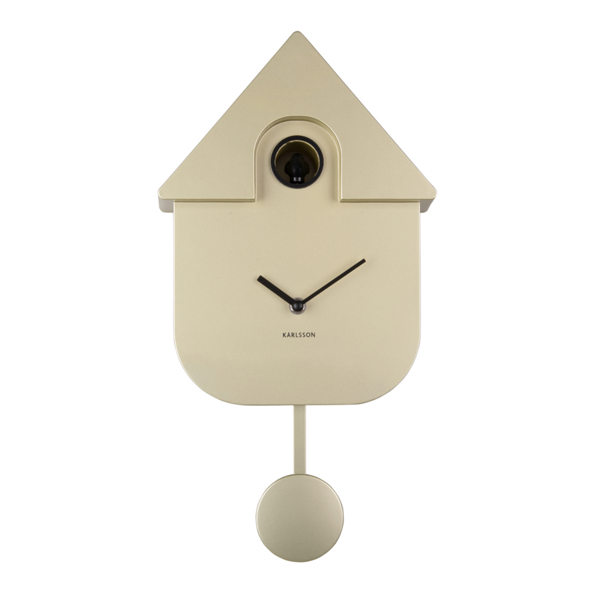 Karlsson Wandklok Modern Koekoeksklok Metallic Goud 8.5 x 21.5 x 41 cm