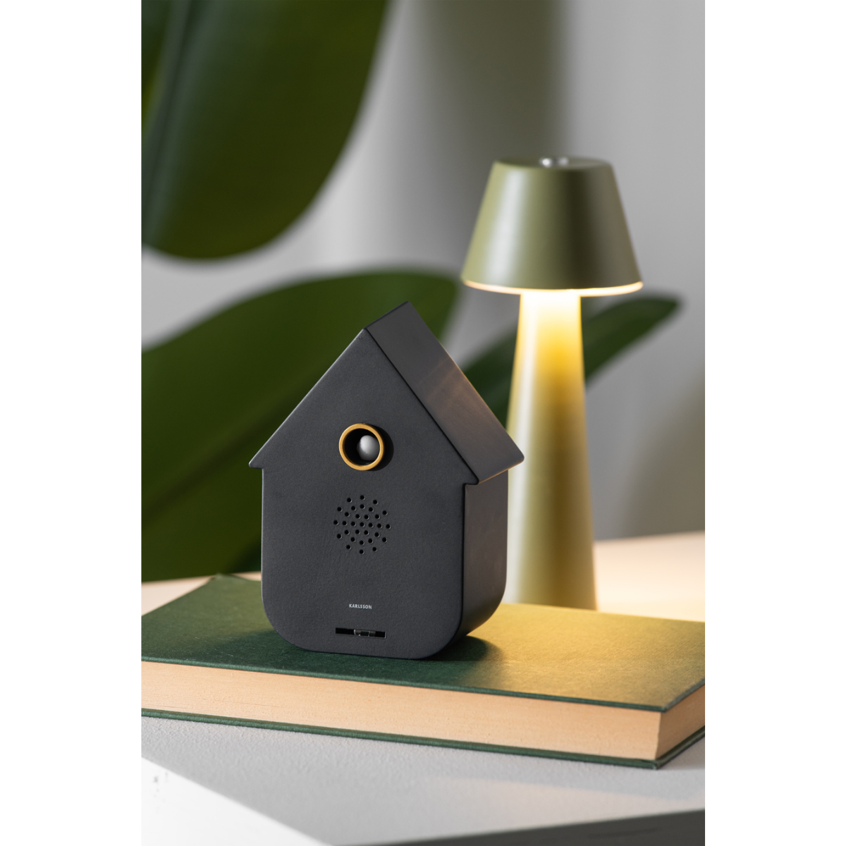 Karlsson Soundbox Modern Koekoeksklok Zwart 12 x 7.5 x 11.5 cm