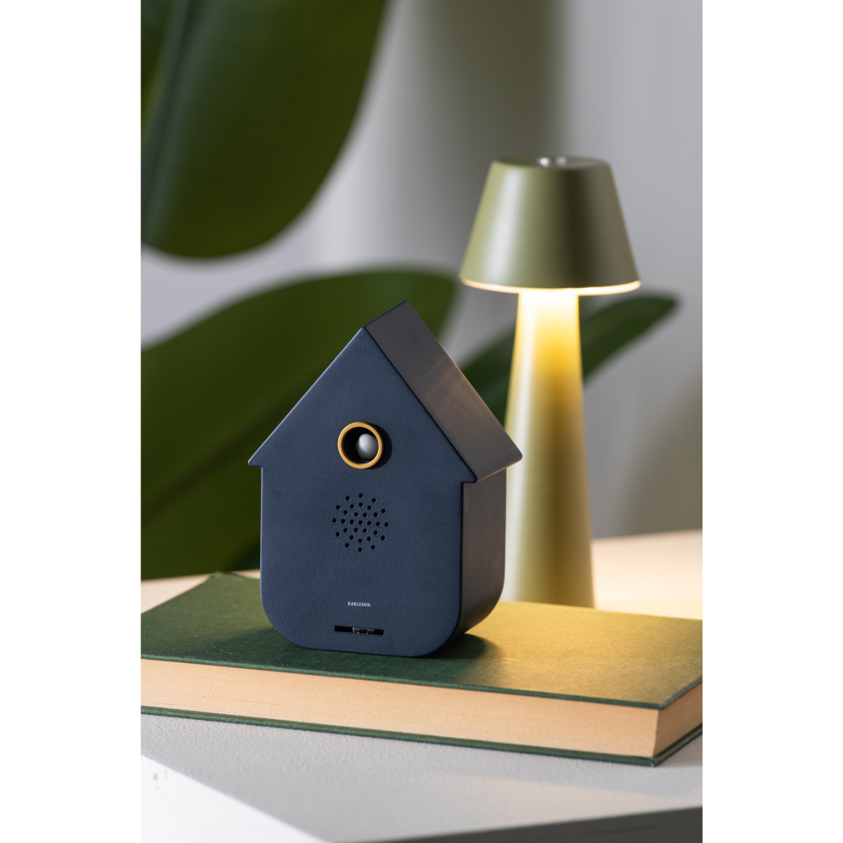 Karlsson Soundbox Modern Koekoeksklok Donkerblauw 12 x 7.5 x 11.5 cm
