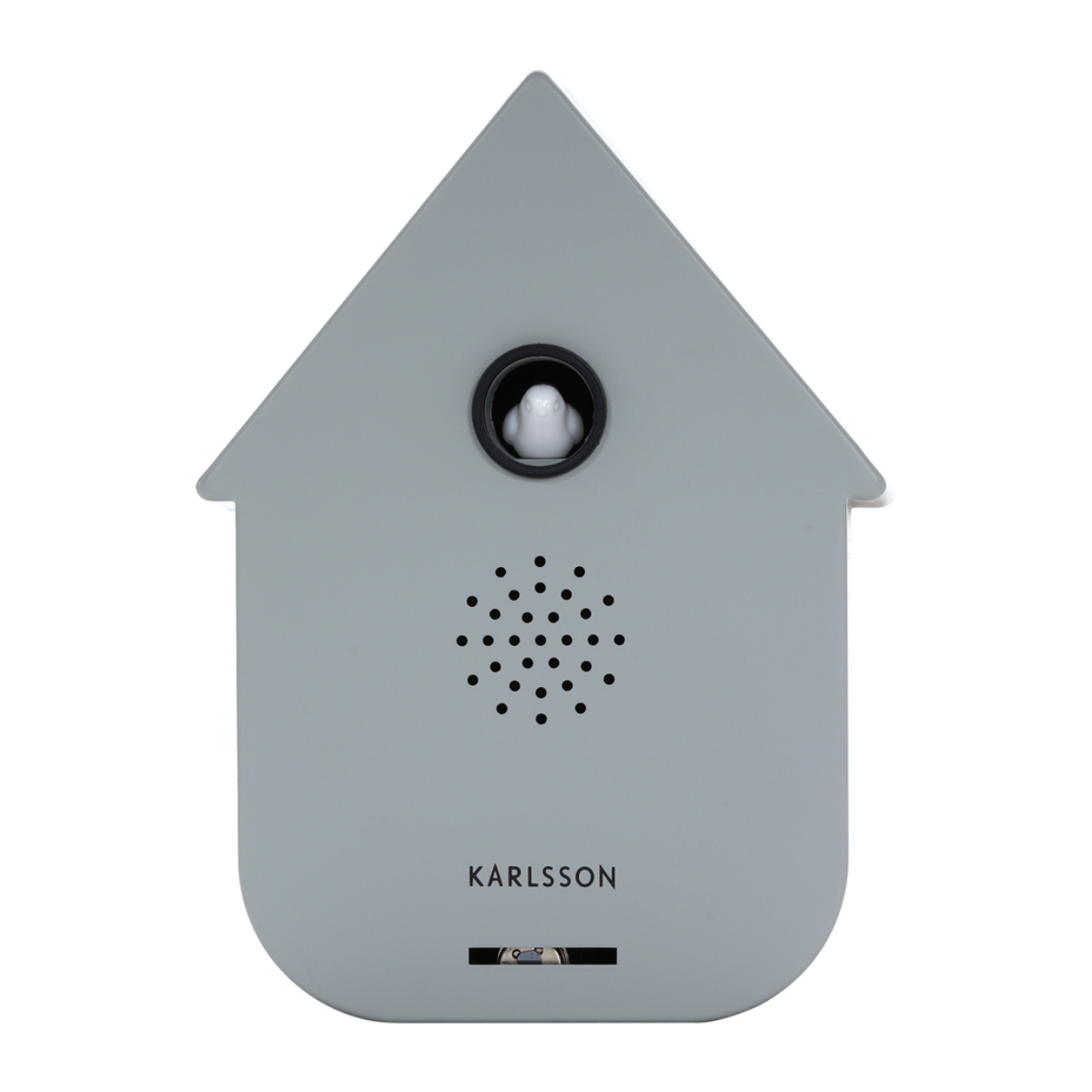 Karlsson Soundbox Modern Koekoeksklok Grijs 12 x 7.5 x 11.5 cm