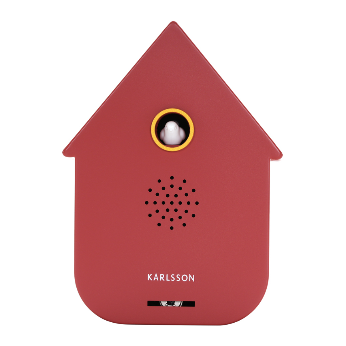 Karlsson Soundbox Modern Koekoeksklok Rood 12 x 7.5 x 11.5 cm