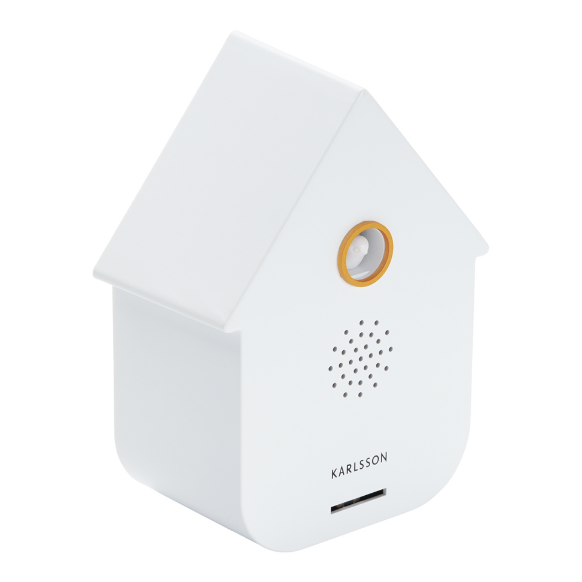 Karlsson Soundbox Modern Koekoeksklok Wit 12 x 7.5 x 11.5 cm