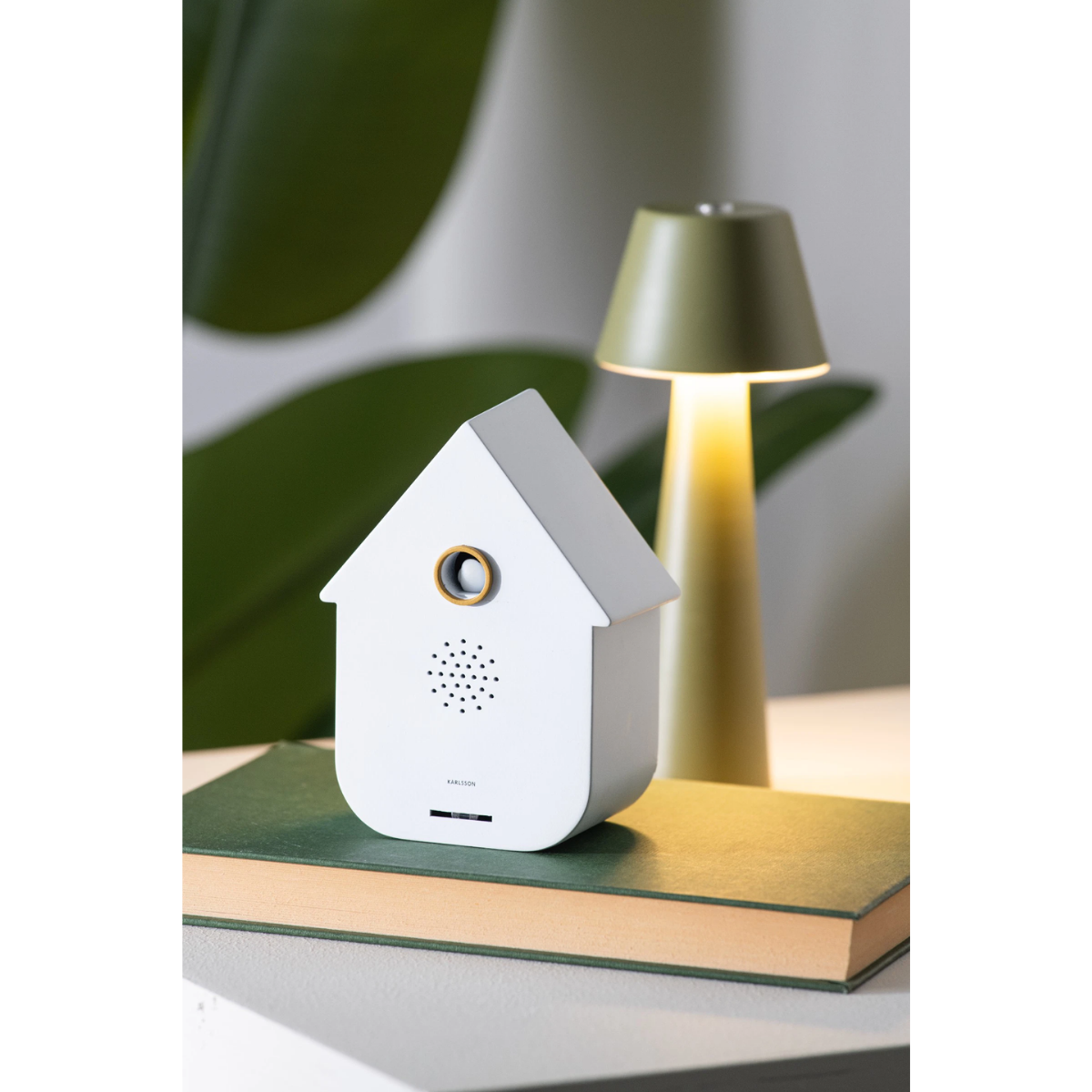 Karlsson Soundbox Modern Koekoeksklok Wit 12 x 7.5 x 11.5 cm