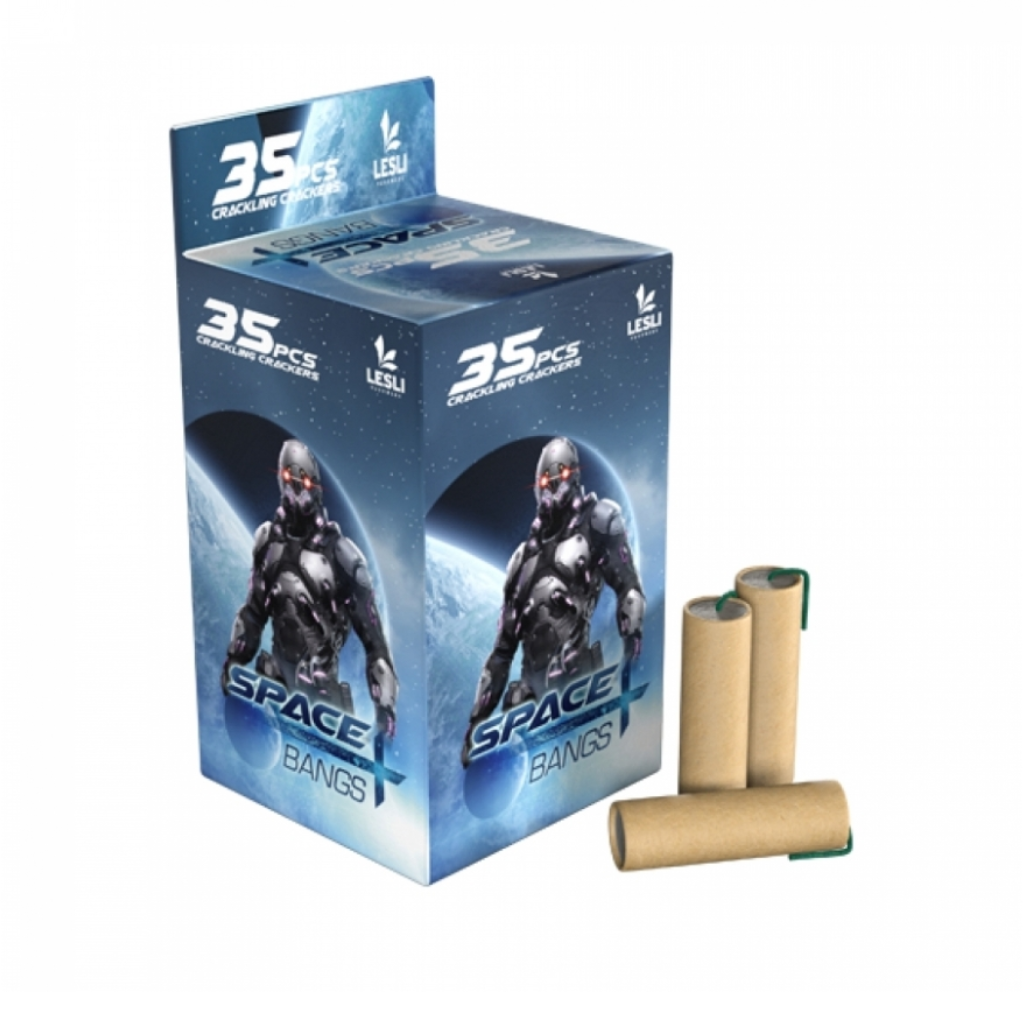 Lesli vuurwerk Space-X