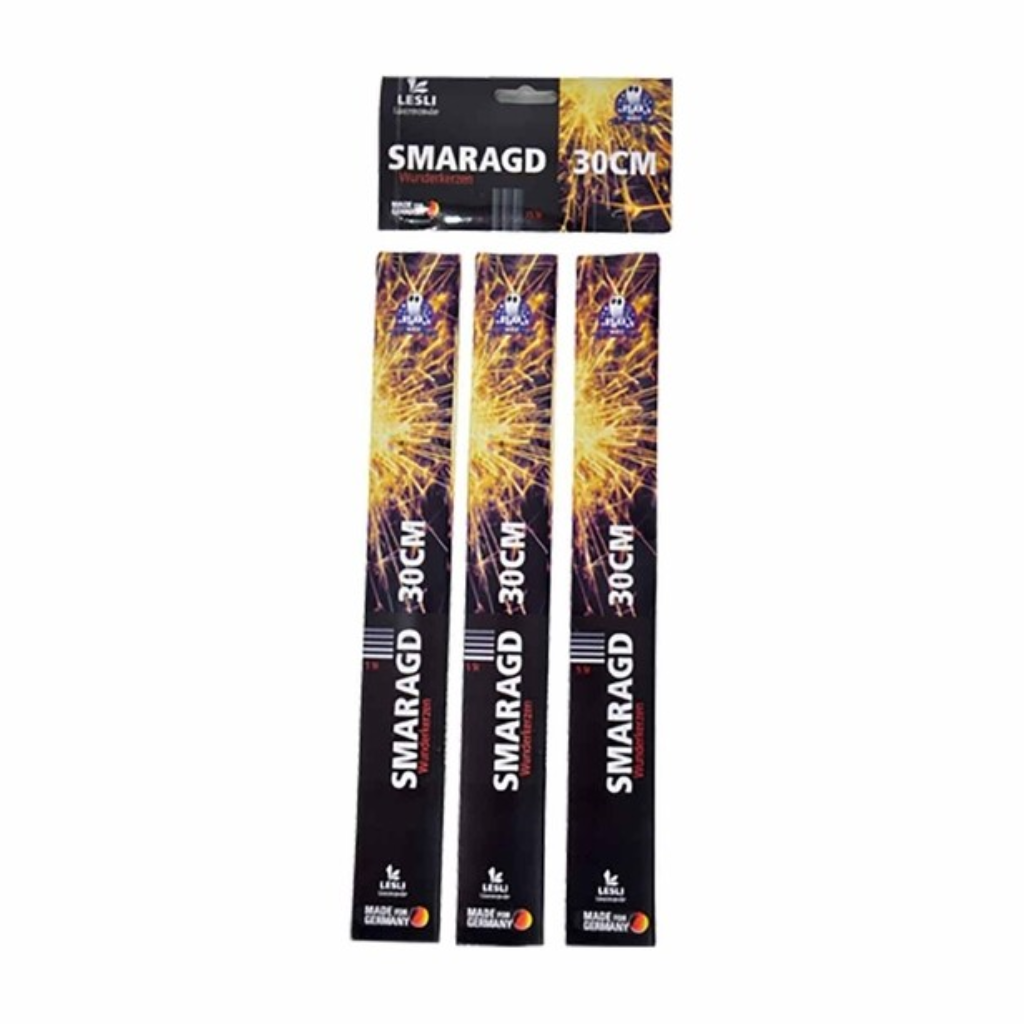 Lesli vuurwerk Smaragd 30cm