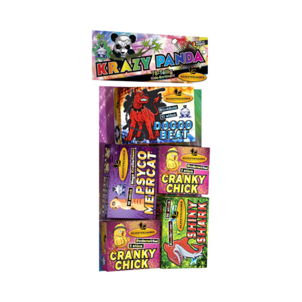 Lesli vuurwerk Krazy Panda