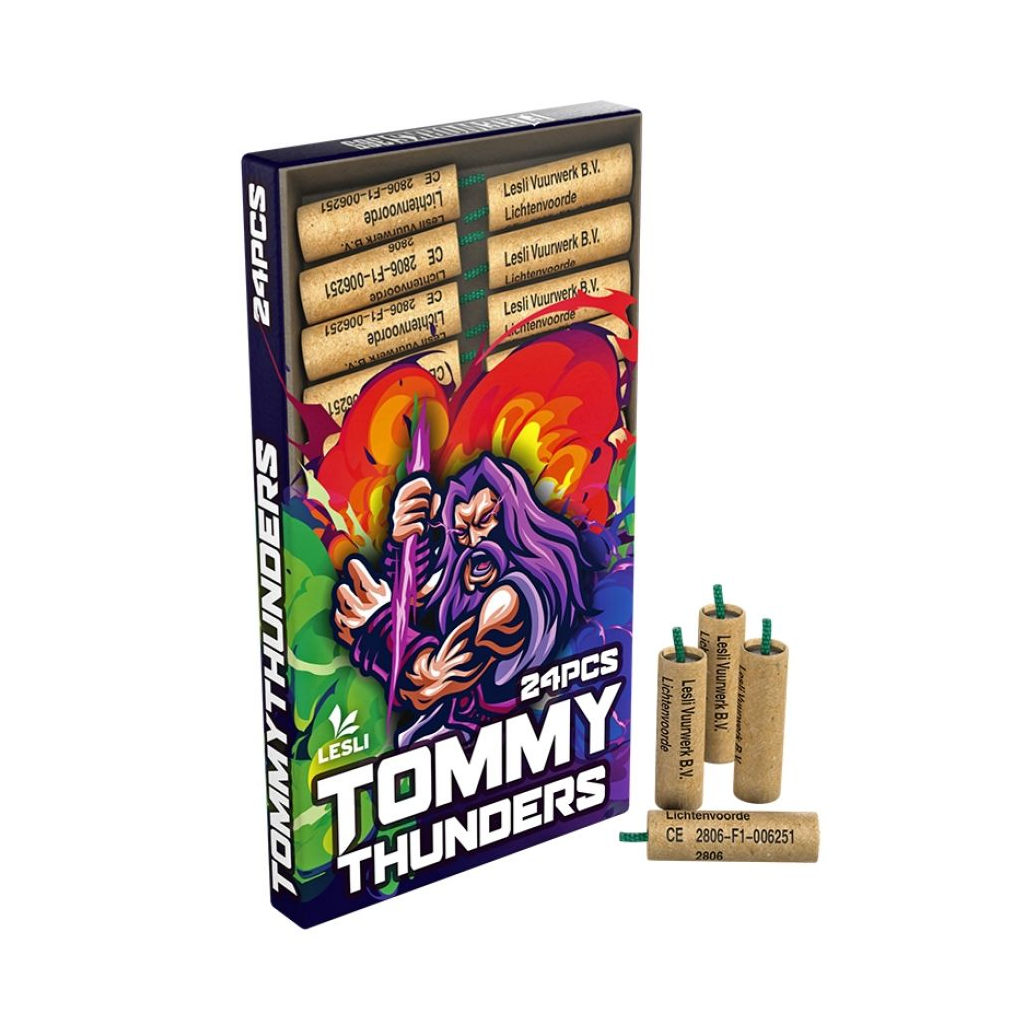 Lesli vuurwerk Tommy Thunders