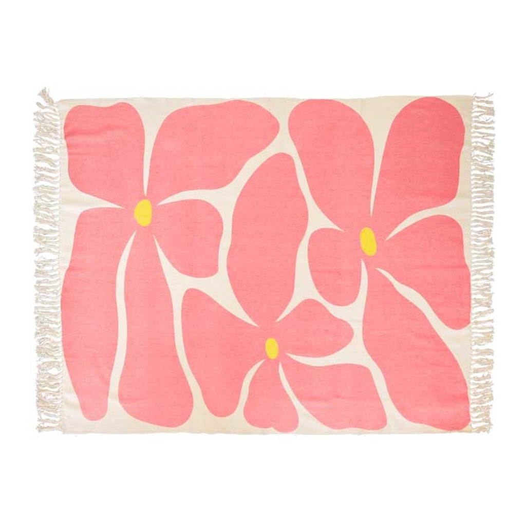 Unique Living Plaid Melia sugar pink 125 x 150 cm