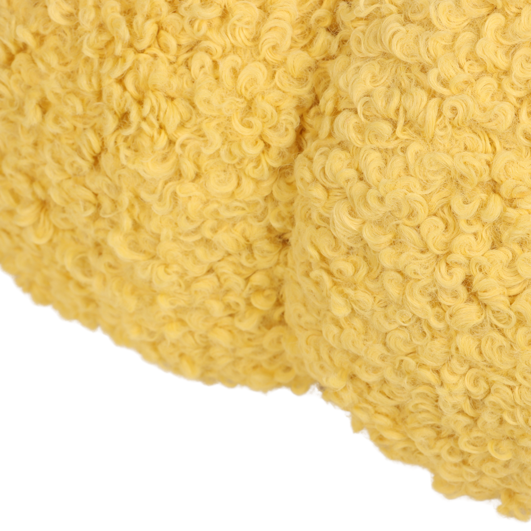 Unique Living Kussen Chico lemon yellow 40 cm Ø