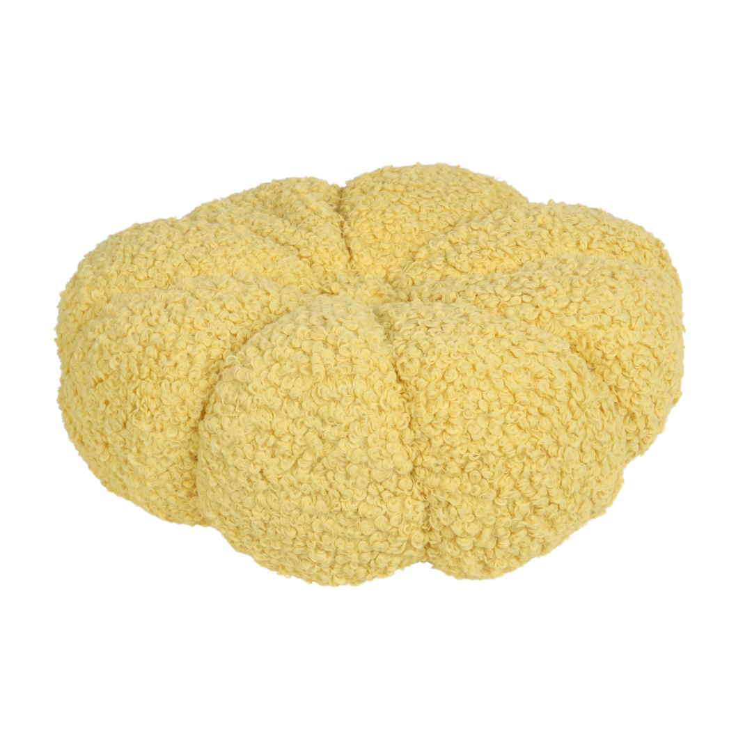 Unique Living Kussen Chico lemon yellow 40 cm Ø