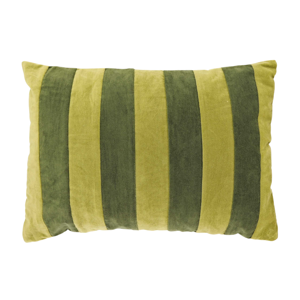 Unique Living Kussen Mika streep groen 40 x 60 cm